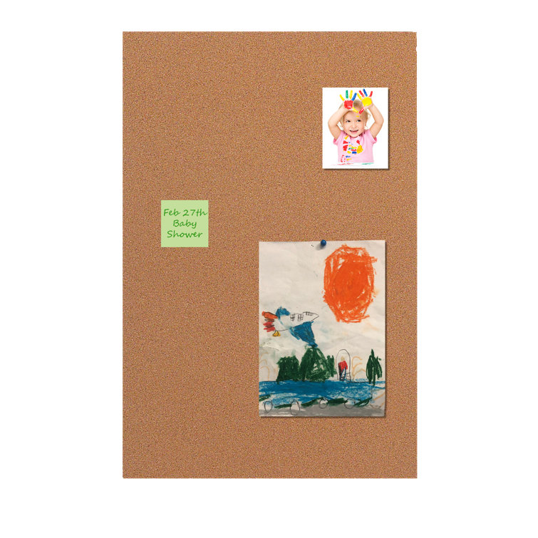 Flipside Products Cork Bulletin Board Wayfair Canada